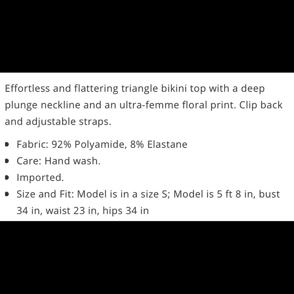 Spell and the Gypsy Collective Cloud Dancer Triangle Bikini Top - Picture 8 of 16